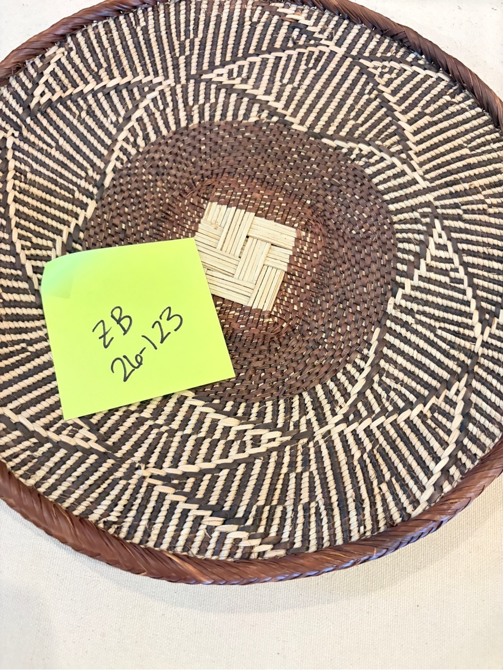 NEW Africa Woven Basket. Made by the Binga people of Zambia/Zimbabwe - Picture 5 of 7